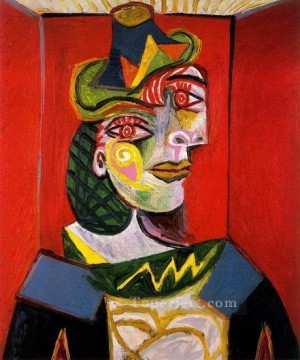  Picasso Obras - Retrato Dora Maar 1936 cubismo Pablo Picasso